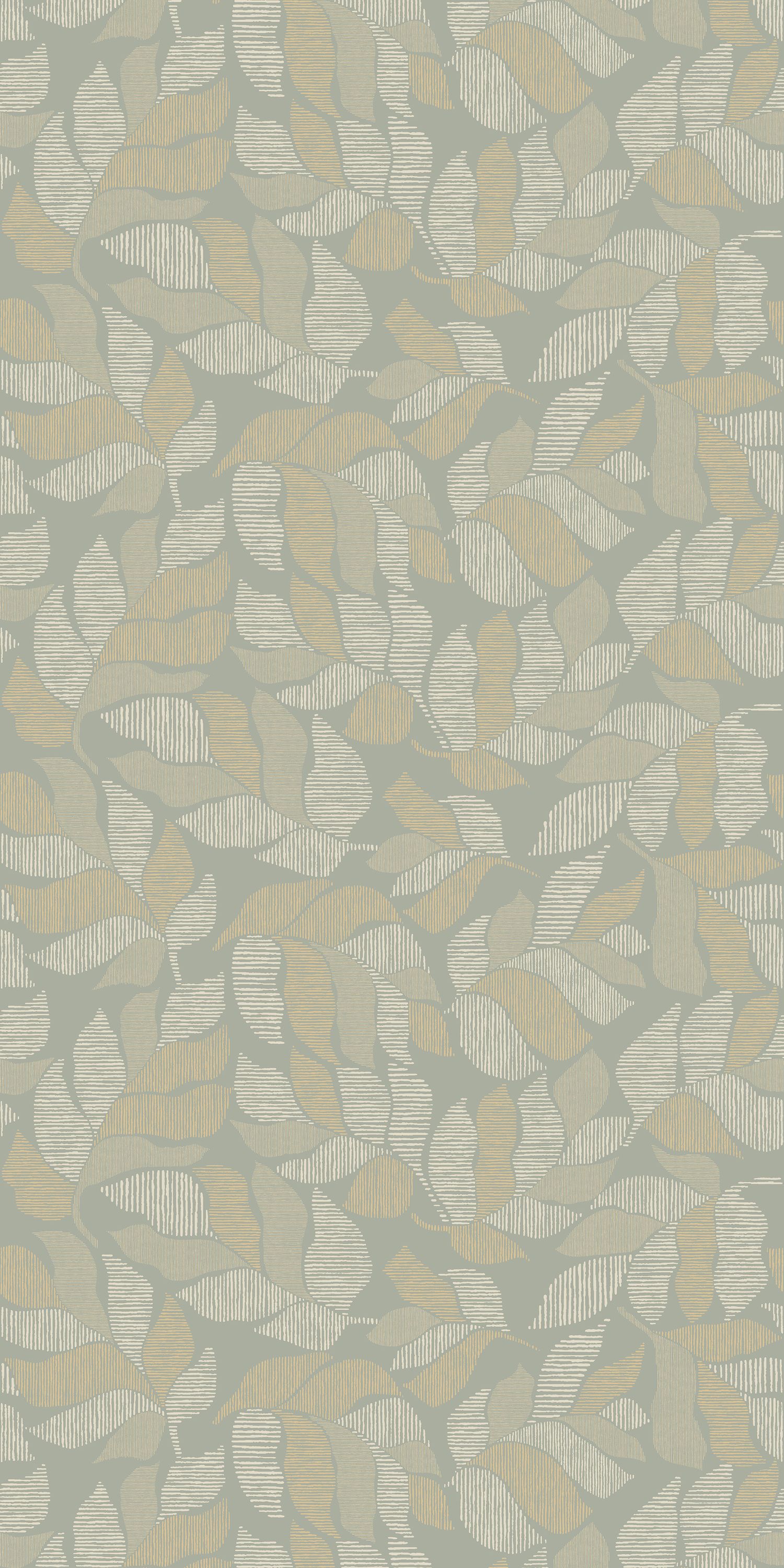 Casamance Lontara Opaline/Doré