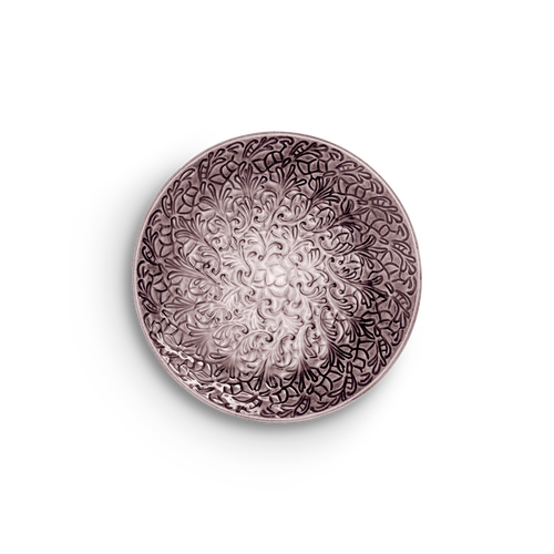 Lace Tallrik 20 cm Plommon