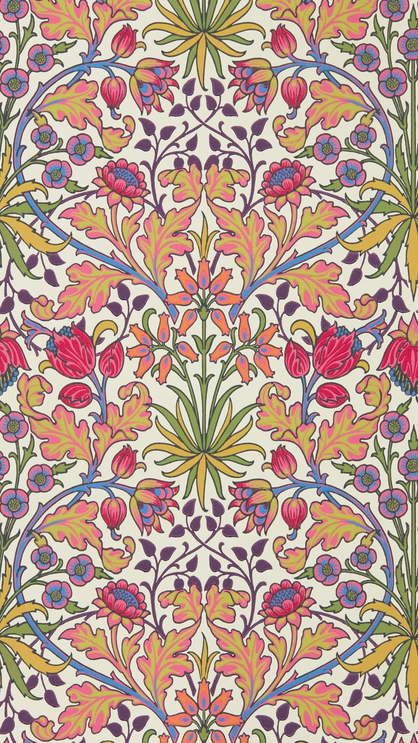 Morris & Co - Hyacinth Cosmo Pink Bedford Park Wallpapers