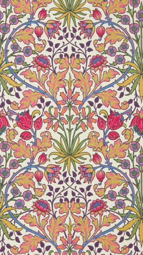 Morris & Co - Hyacinth Cosmo Pink Bedford Park Wallpapers
