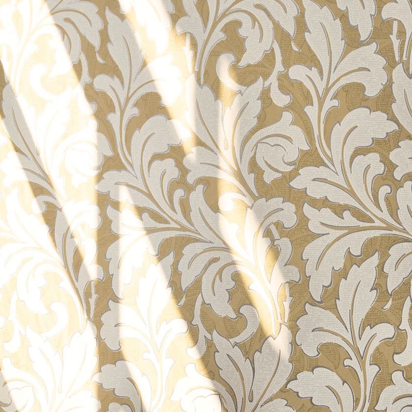 Casadeco - Acanthe Beige Camel Arts & Crafts