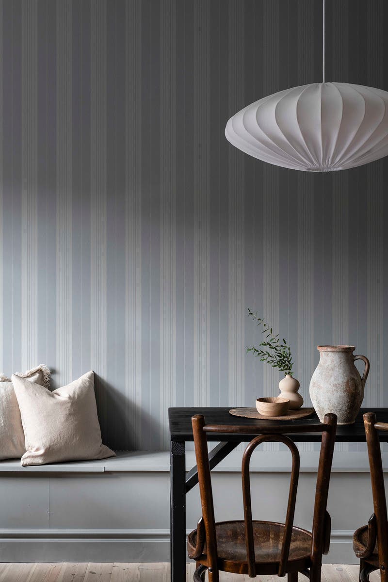 Strand, Blå Enfärgad & Randig