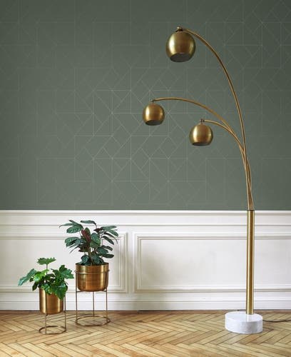 Casadeco - Subtilite Vert Kaki Alchimie Cad