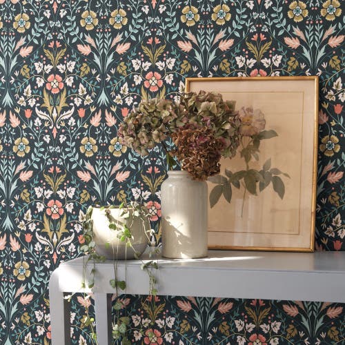 Casadeco - Archibald Bleu Petrole Arts & Crafts