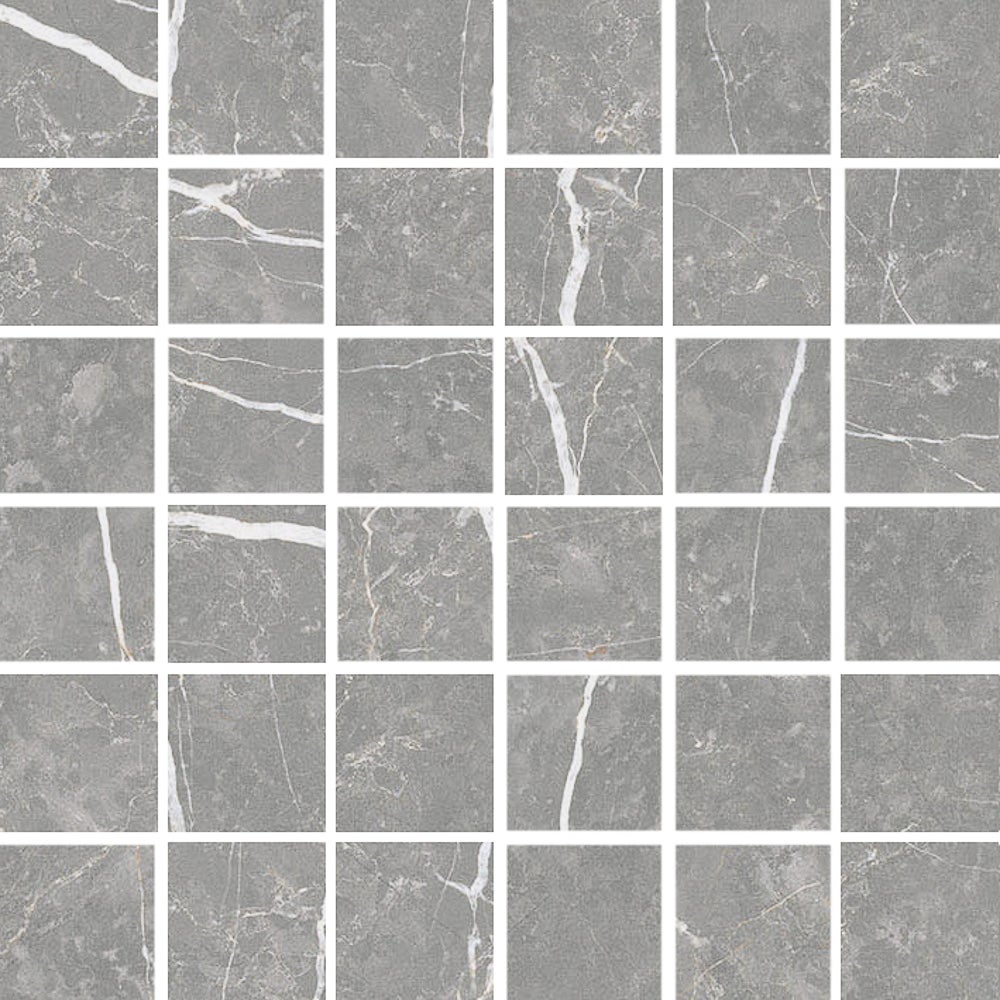 Glaciär Grafit mosaik 5x5, ark 30x30