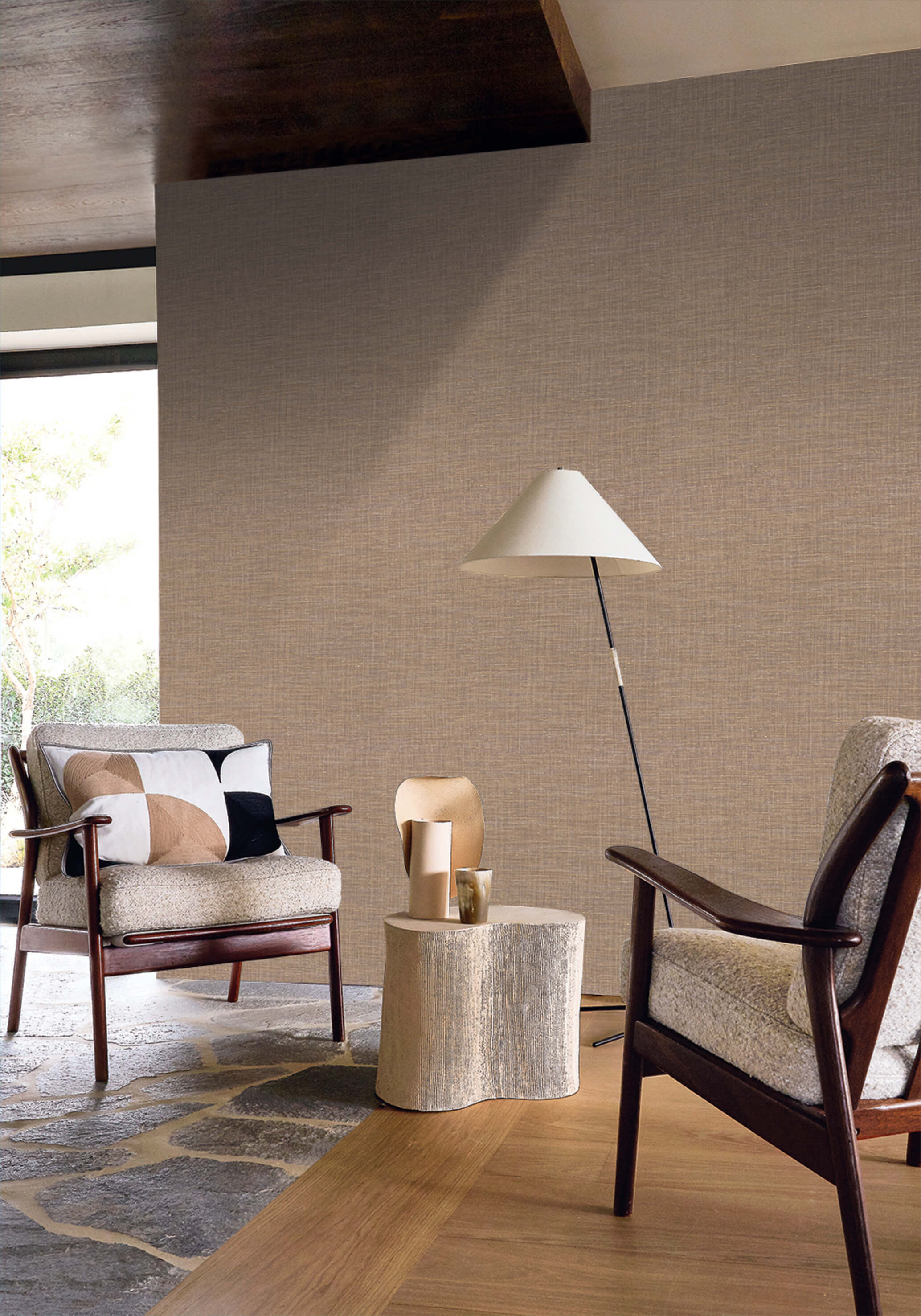 Casamance - Shinok Beige Taupe Le Lin 3