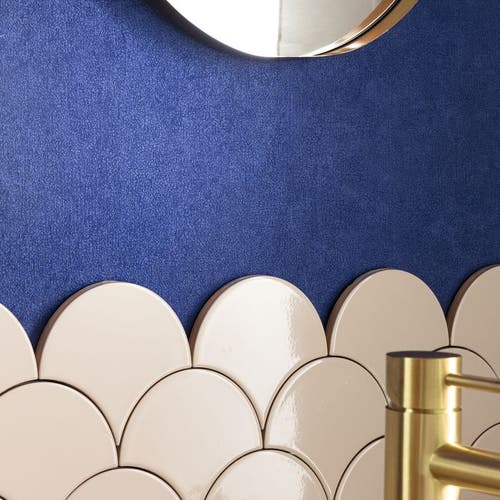 Caselio - Uni Mat Bleu Porcelaine Ceramique