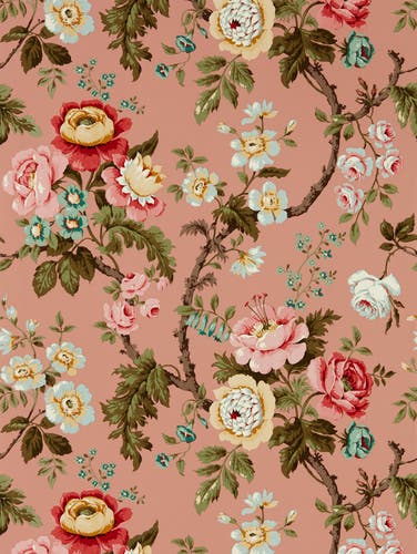 Sanderson - Hykenham French Rose Sanderson One Sixty Wallp