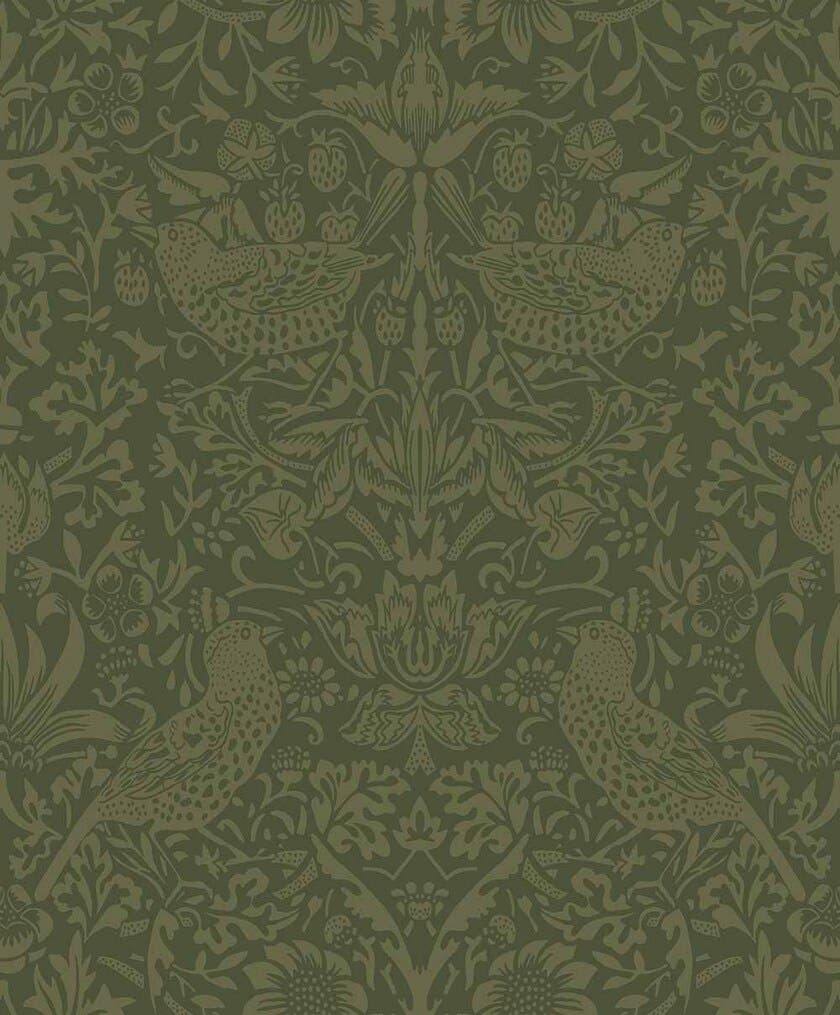 Peel & Stick Tonal Bird Garden Moss Green NW54404