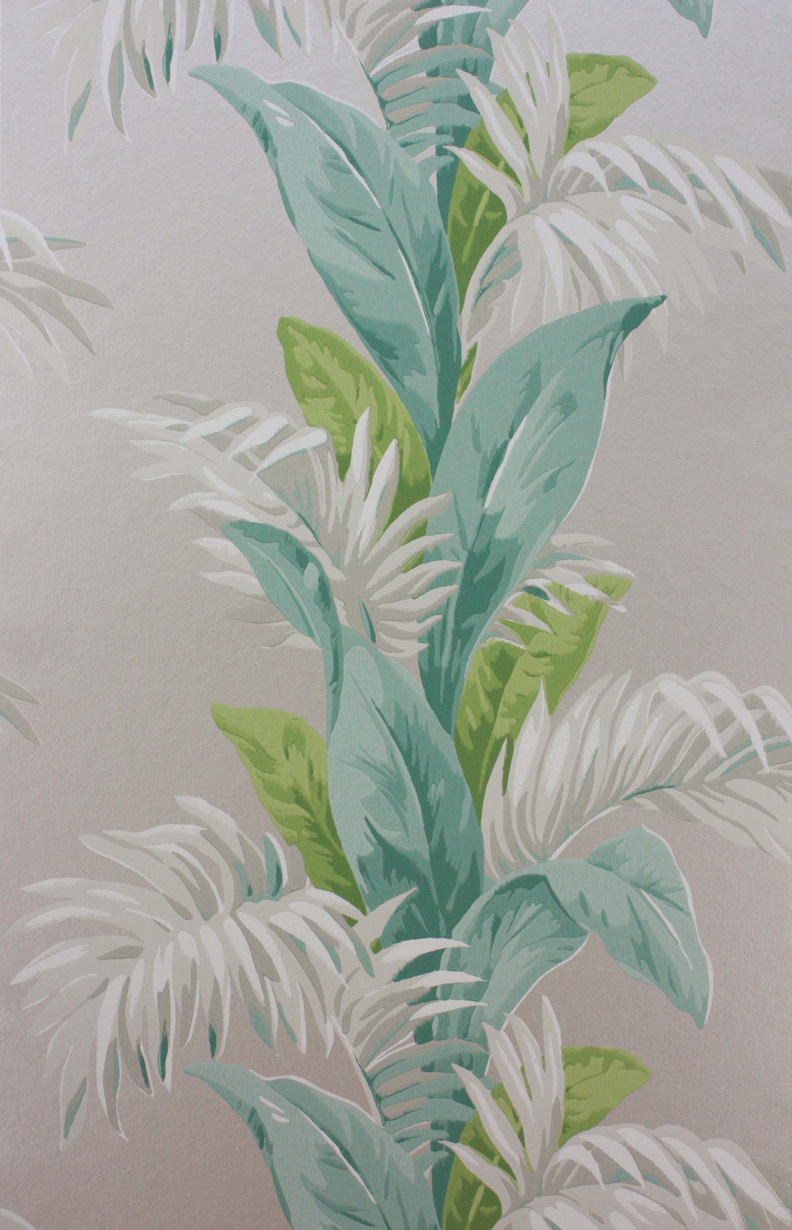 Nina Campbell - Palmetto Aqua/Stone
