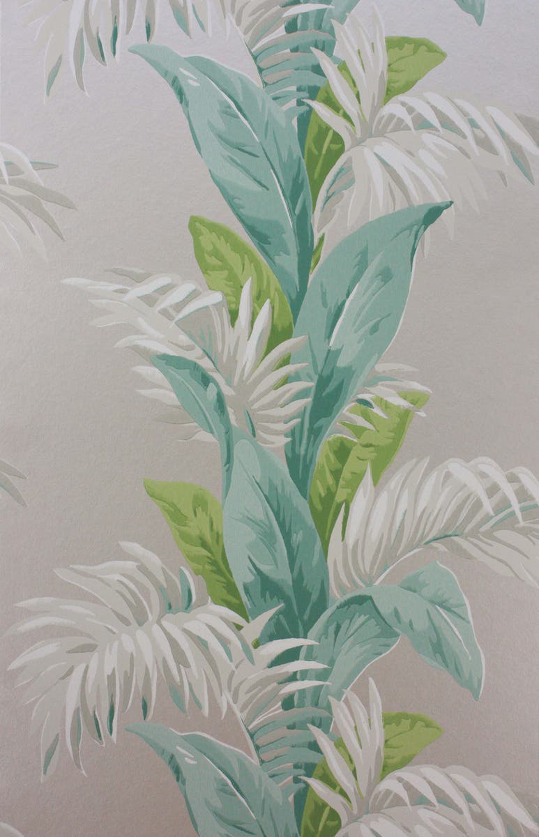 Nina Campbell - Palmetto Aqua/Stone