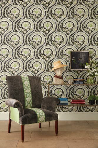 Nina Campbell - Les Indiennes Black/Green
