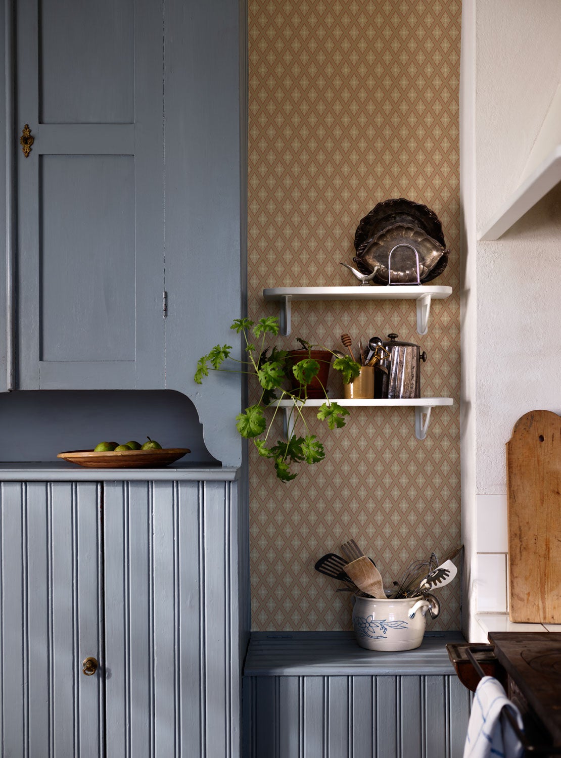 Duro - Lillstugan Röd Gammalsvenska Papper