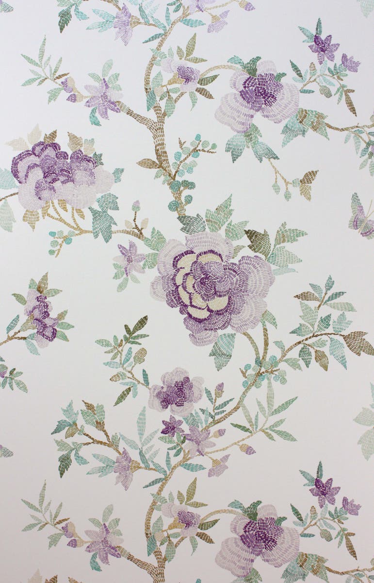 Nina Campbell - Perdana Lilac/Aqua