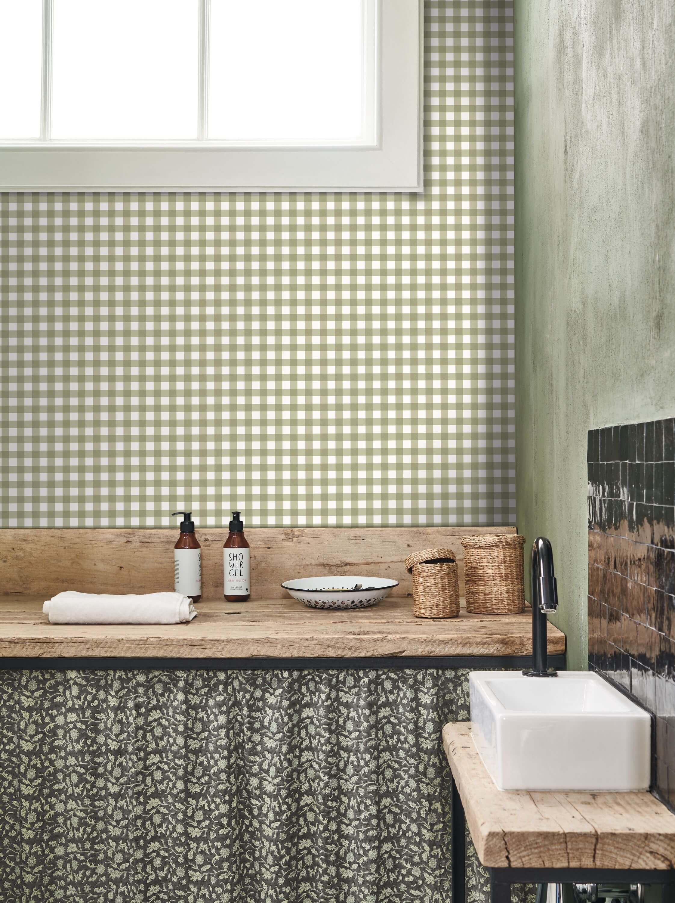 Casadeco - Vichy Kaki Once Upon A Time 2