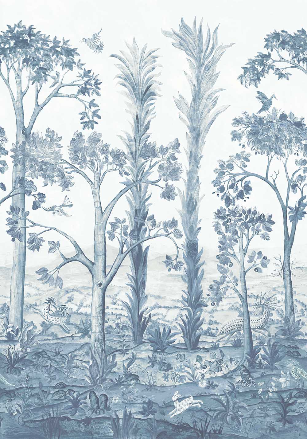 GP&J Baker - Baker X Kit Kemp Tall Trees Delft Blue BW45141.2.0