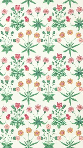 Morris & Co - Daisy Strawberry Fields Bedford Park Wallpapers