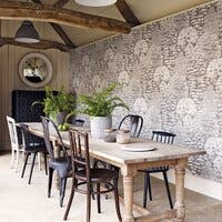 Woodland Toile Cream/Gree Woodland Walk Wallpapers