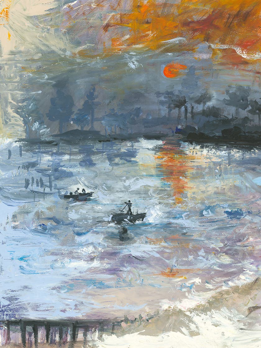 Intrade - French Impressionist Väggbild