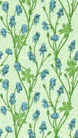 Monkshood Cobalt/Goblin G Bedford Park Wallpapers