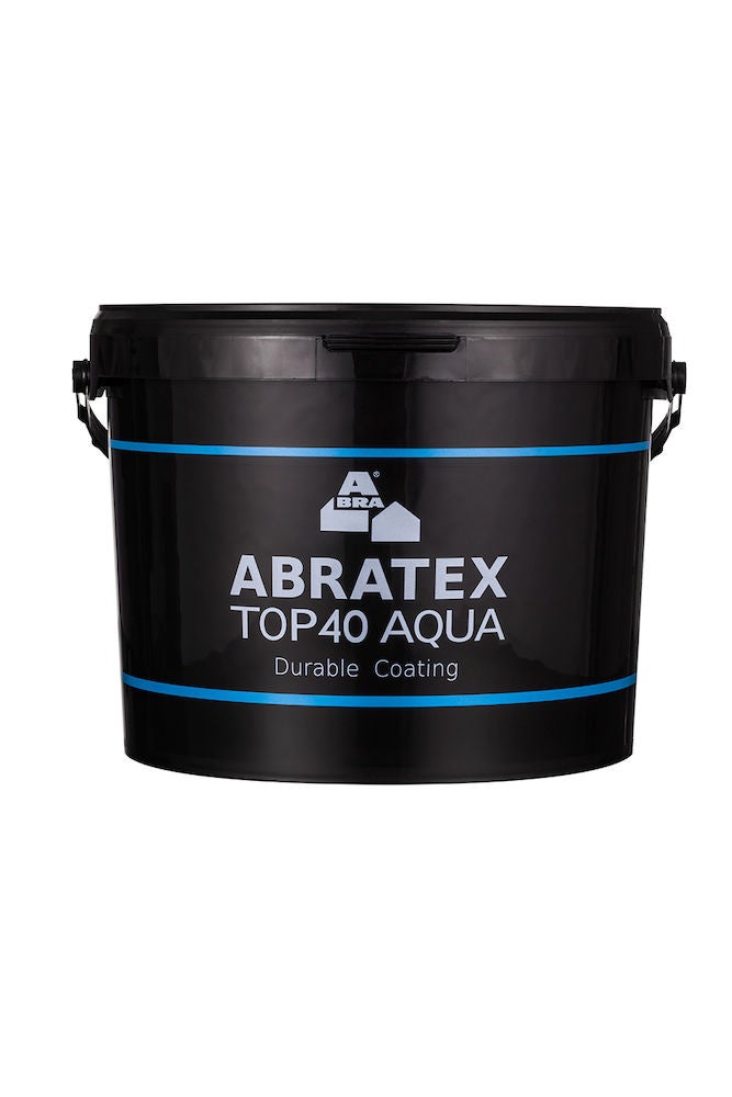 Abratex Top 40 - Halvblank Plåt & metallfärg - Tegelröd 742 - 10L (Outlet)