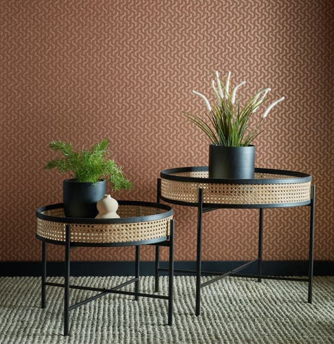 Carma - Rattan Burnt Orange Willow