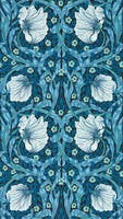Pimpernel Midnight/Opal Bedford Park Wallpapers