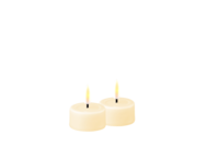 Värmeljus LED Cremevit 2-pack
