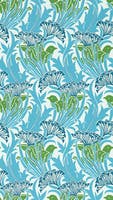 Laceflower Garden Green/L Bedford Park Wallpapers