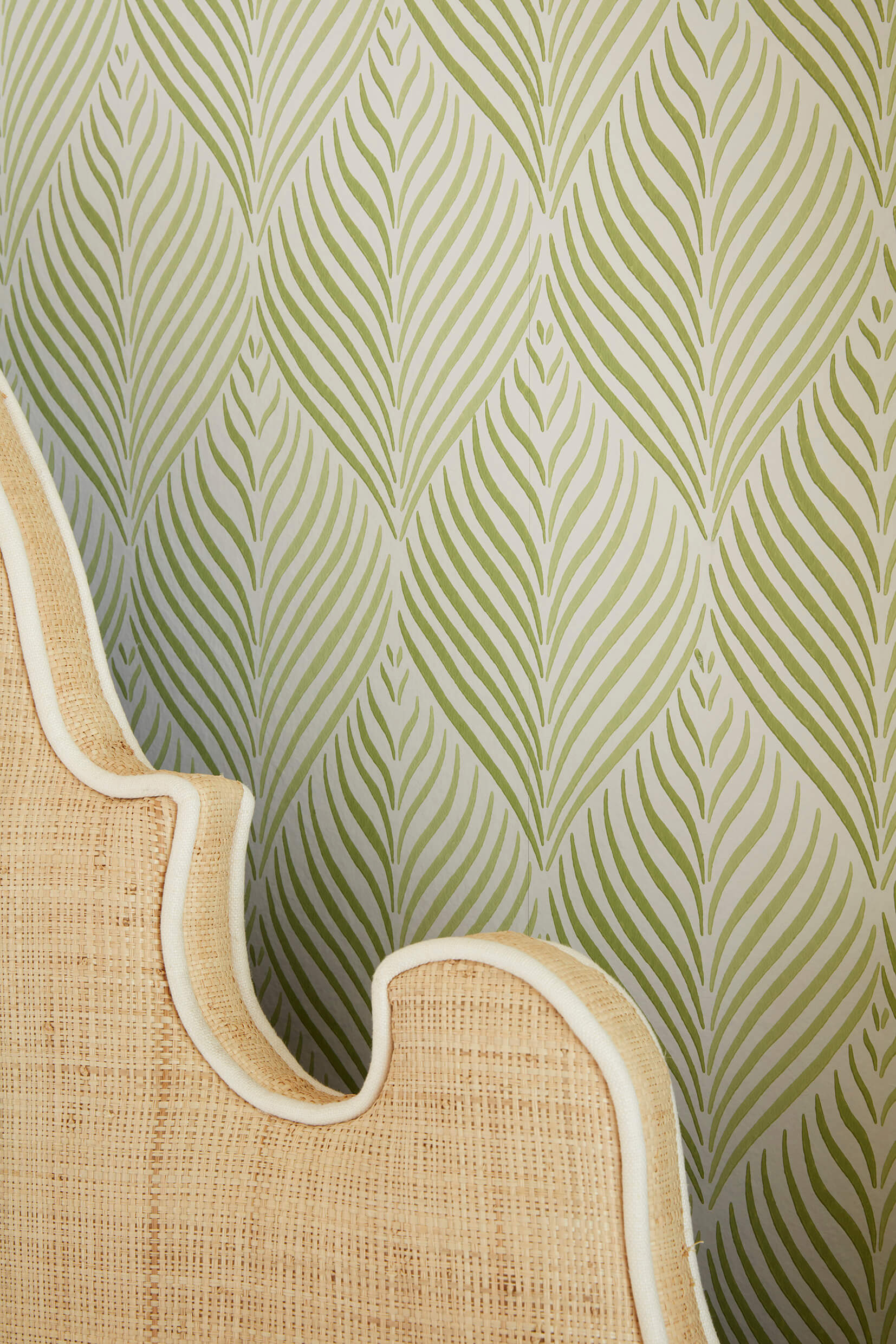 Nina Campbell -  Colbert Green/Ivory