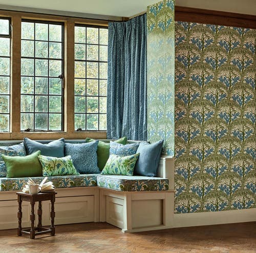 Morris & Co - The Savaric Garden Green Bedford Park Wallpapers