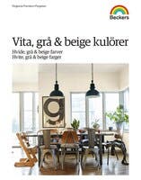 Färgkarta Vita, grå, beige kulörer