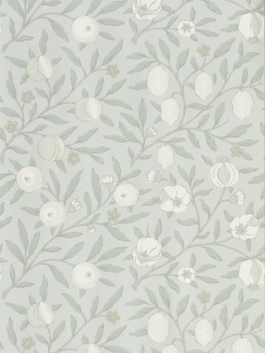 Morris & Co - Pure Fruit Grey Blue Pure Morris North Wallpap