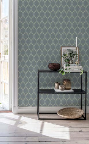 Duro - Lilly, Blå Blommor&Blad