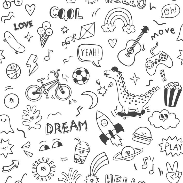 Caselio - A Vos Crayons Noir Les Mini Mondes