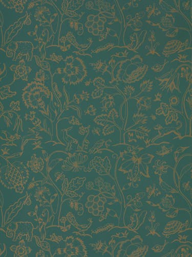 Morris & Co - Middlemore Moss Gold Melsetter Wallpapers