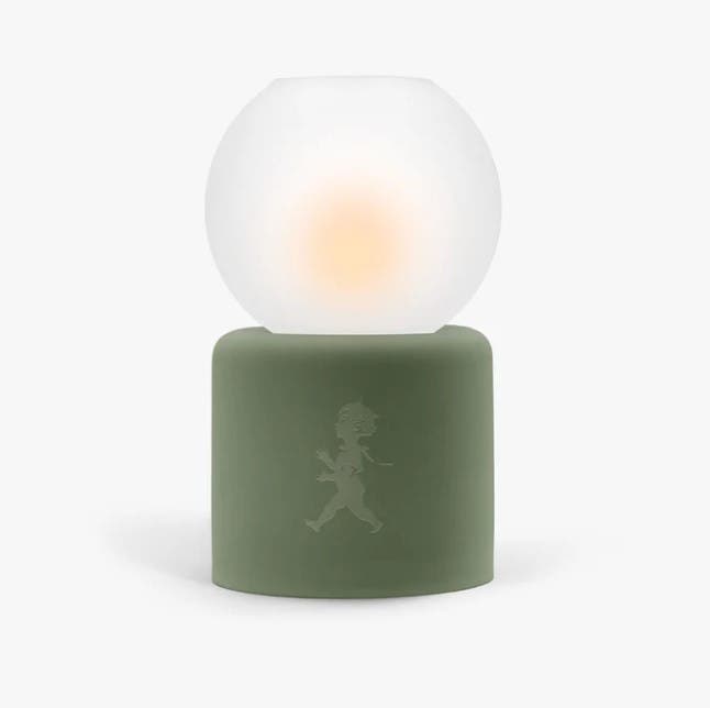 Värmeljuslykta Globe Grön