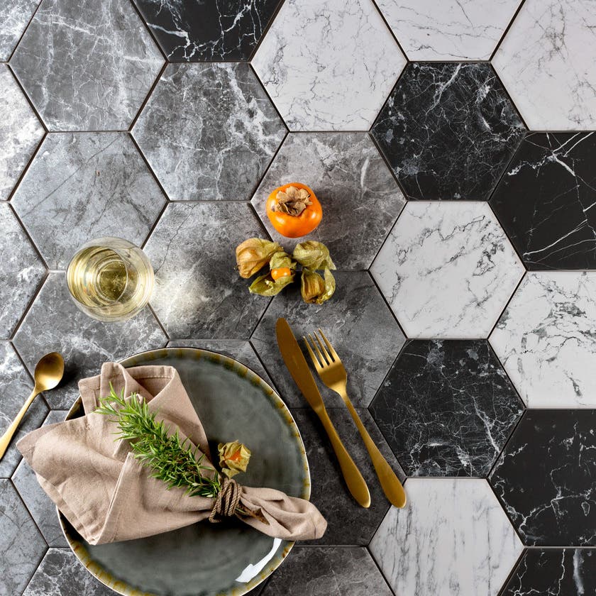 Marriott Gris Perla hex 14x16,3