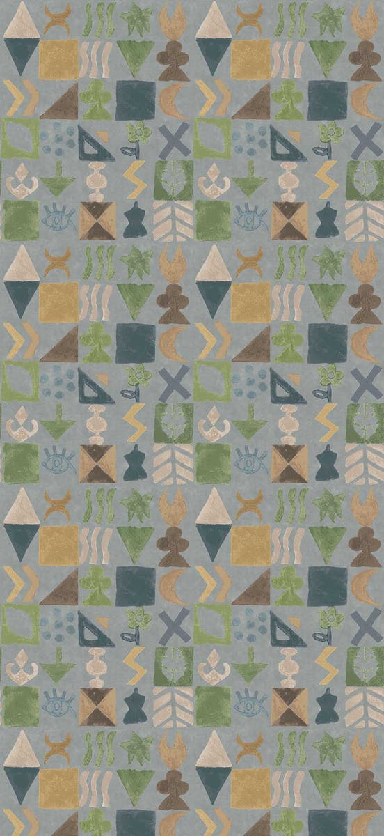 GP&J Baker - Baker X Kit Kemp Potato Print Blue BW45139.6.0