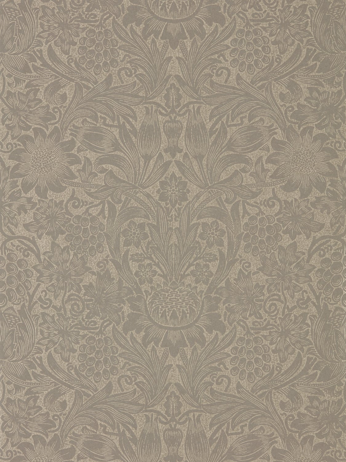 Morris & Co - Pure Sunflower Mole/Gold Morris Pure Wallpapers