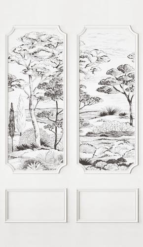 Casadeco - Cadre Estival Noir Fusain