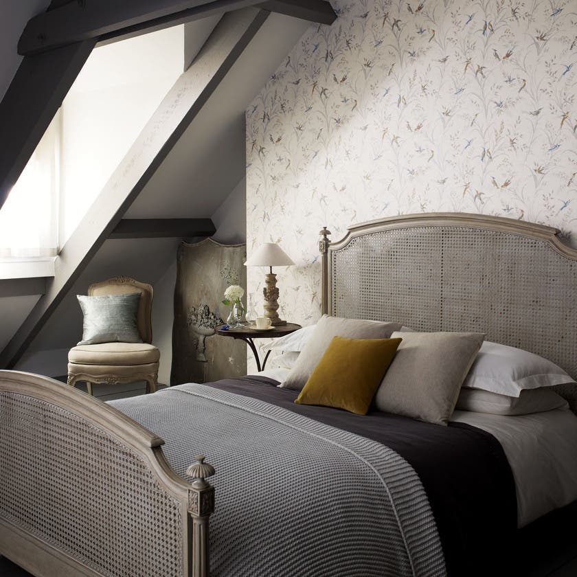 Tuileries Taupe/Multi Country Woodland Wallcove