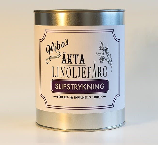 Linoljefärg Slipstrykning 5 L Vit