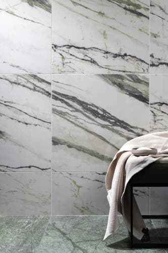 Verde Verde Calacatta Green polerad 60x60 sågad