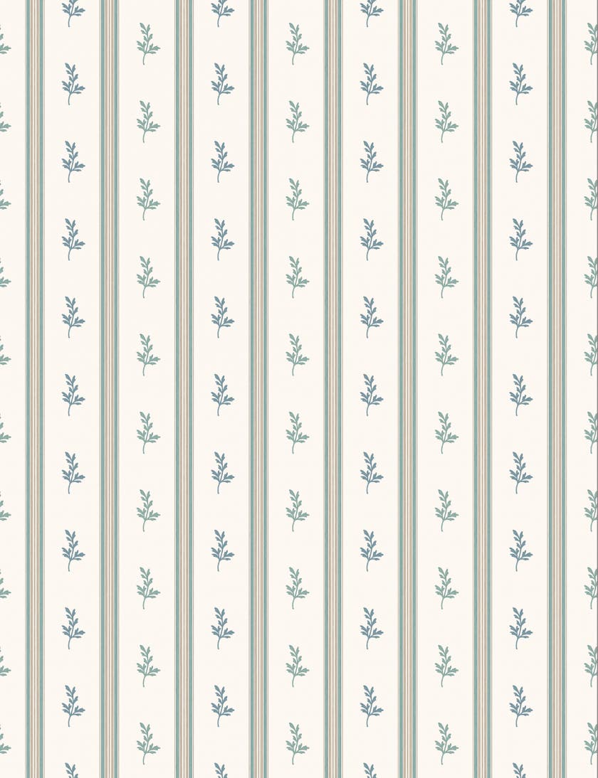 Nina Campbell - Anduze Aqua Beige