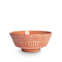 Stripes Skål 15 cm Orange