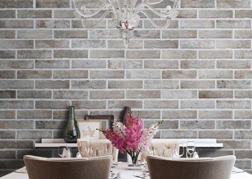 Tribeca tegel Cement 6x25