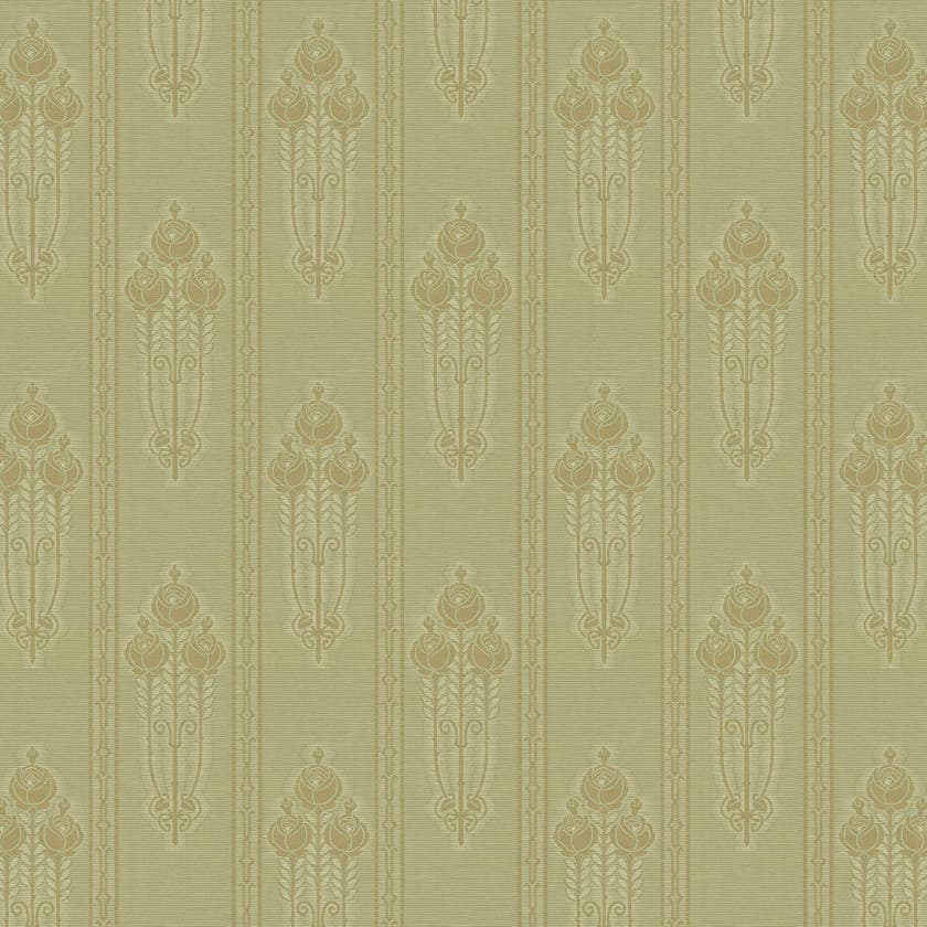 Lim & Handtryck - Jugendros - Grön/Guld x127-54