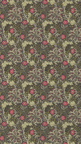 Morris & Co - Morris Seaweed Ebony/Popp Morris 160th Anniversary