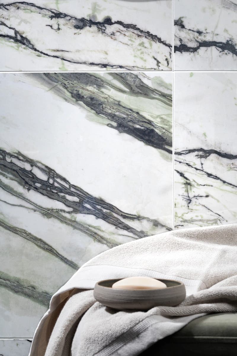 Verde Verde Calacatta Green polerad 60x60 sågad